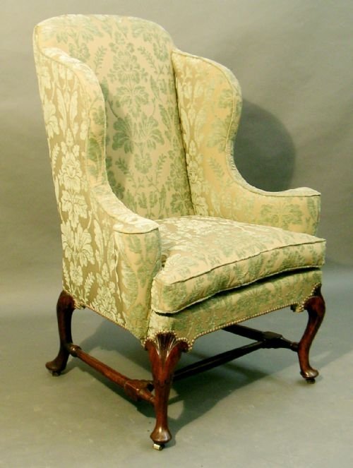 Walnut Wing Chair, Early Georgian